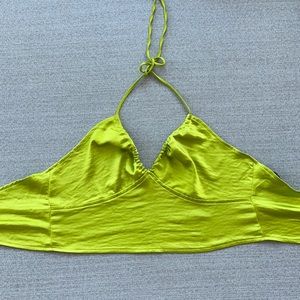 motel rocks iconic satin halter top